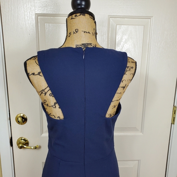 Marina Drape Front V-Neck Sleeveless Jumpsuit - Picture 3 of 12